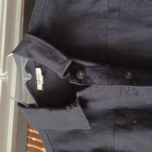 Stylish Black Button-Up Jacket